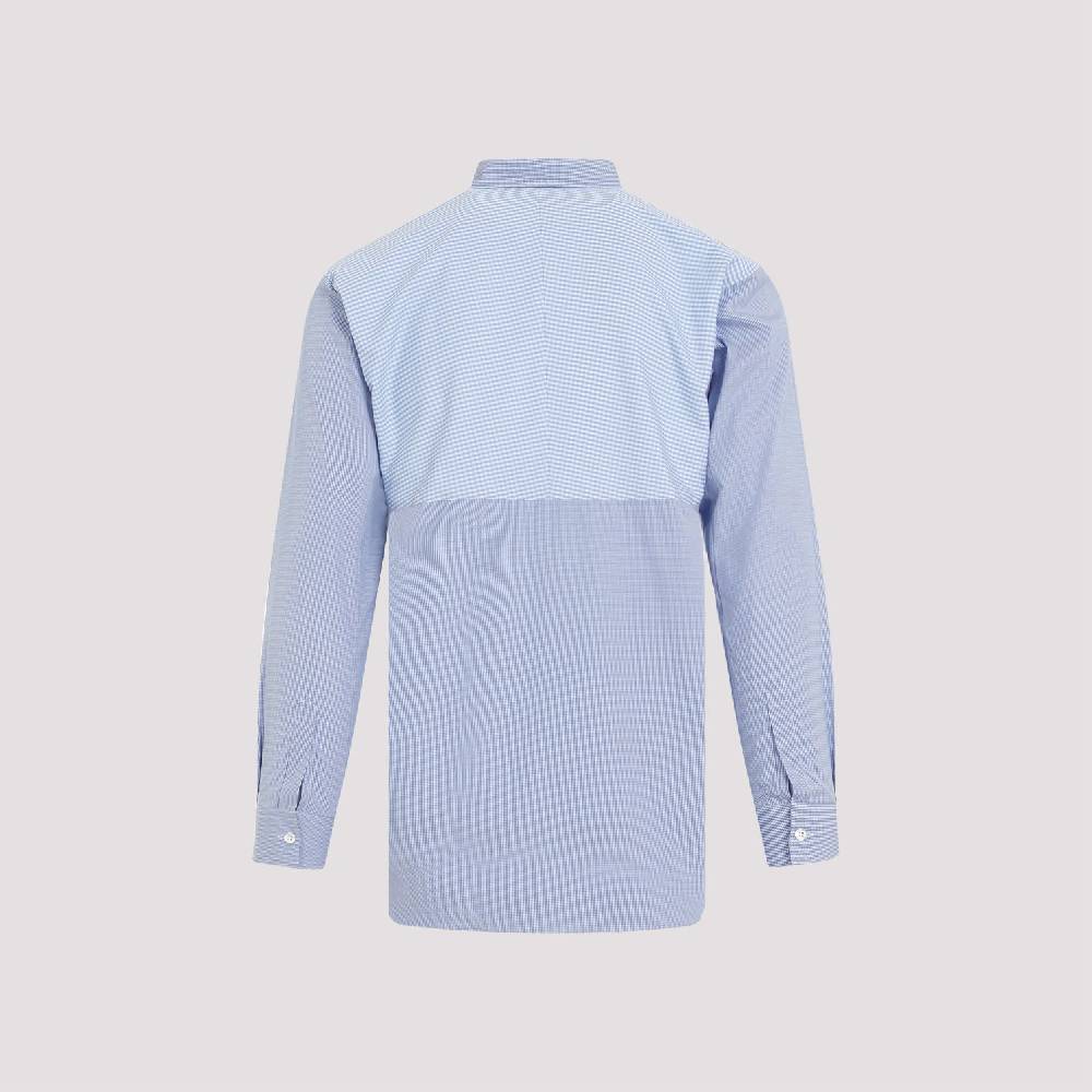 COMME DES GARÇONS SHIRT  Camicia a Righe Blu Cotone Comme Des Garçons Uomo Offerta
