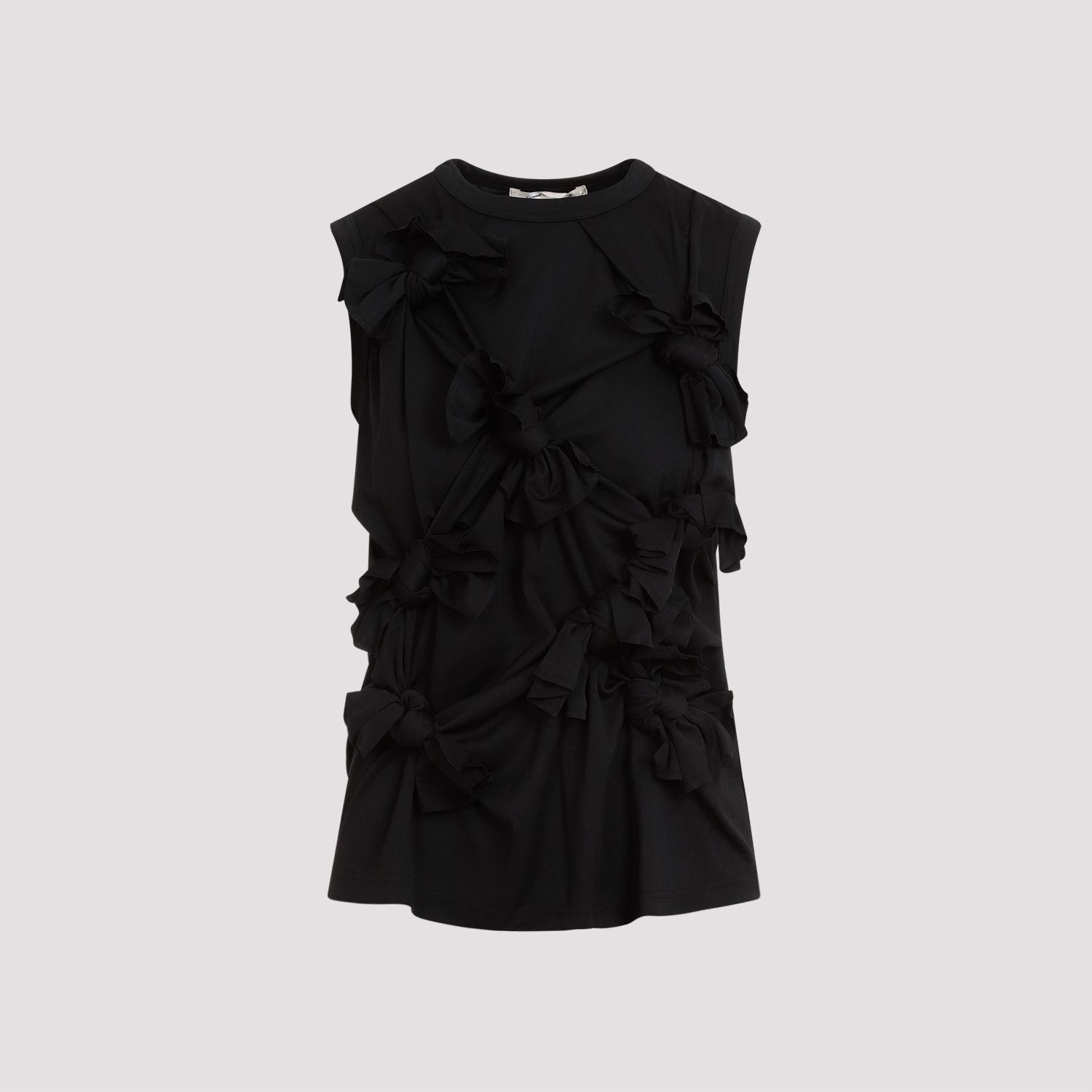 COMME DES GARÇONS  Top Senza Maniche Nero Annodato Comme des Garçons - Poliestere Economico