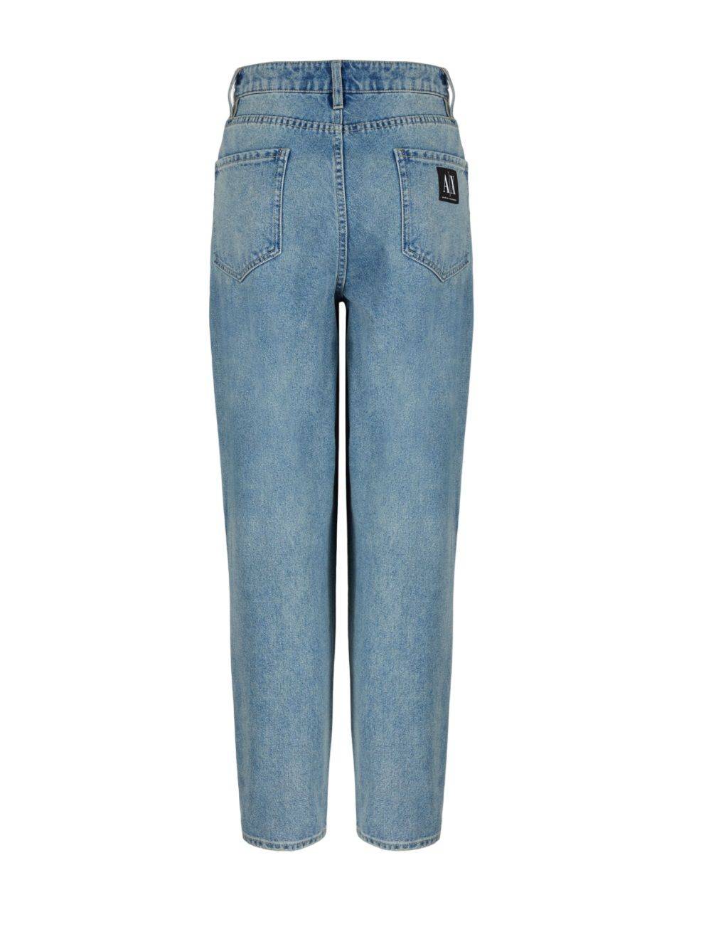 ARMANI EXCHANGE  Jeans di Cotone Blu da Donna Armani Exchange Online