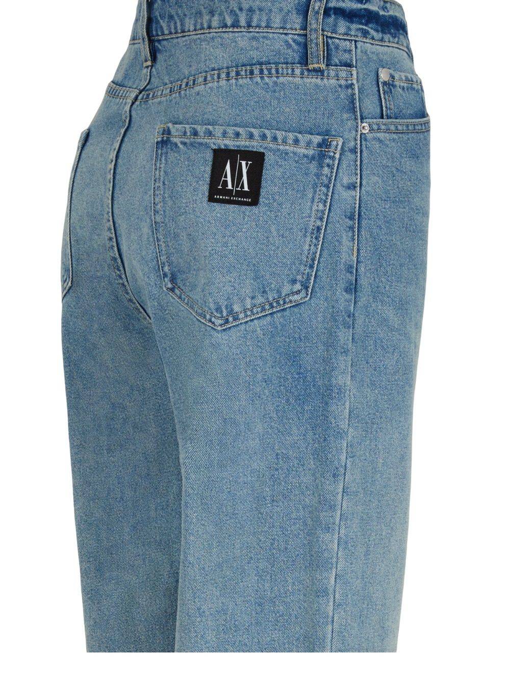 ARMANI EXCHANGE  Jeans di Cotone Blu da Donna Armani Exchange Online