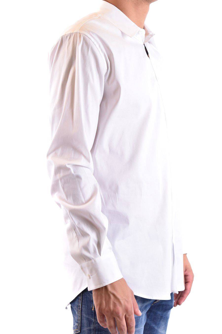 DSQUARED2  Camicia Classica Uomo DSQUARED2 Cotone Bianco 2025