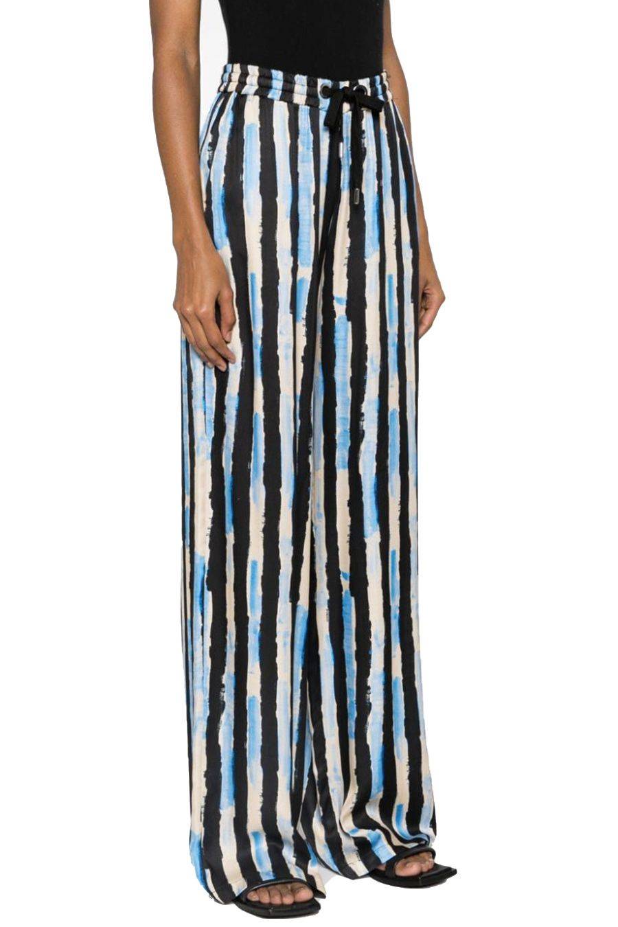 PINKO  Pantaloni Poliestere Multicolore Donna PINKO Nuovo