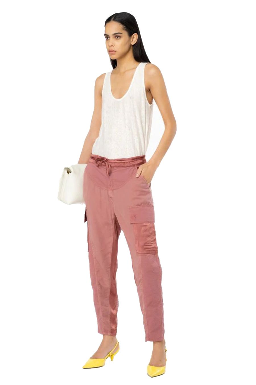 PINKO  Top PINKO Viscosa Bianco da Donna Qualità