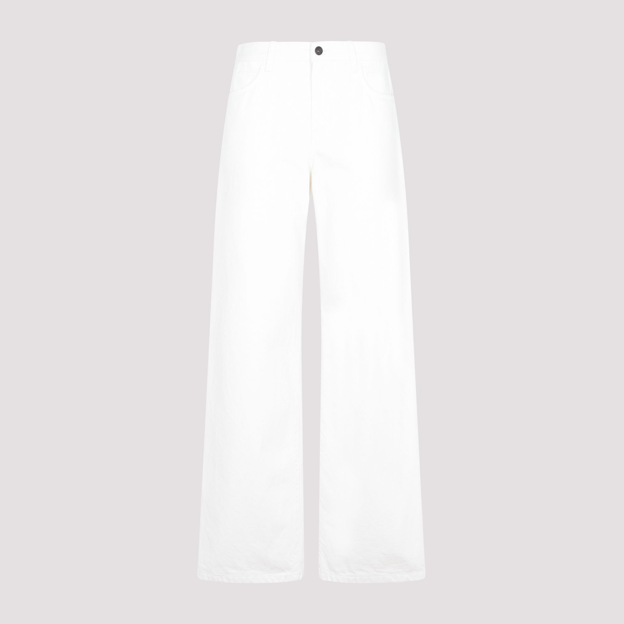 THE ROW  Jeans Bianchi in Cotone a Vita Alta THE ROW da Donna Vendita