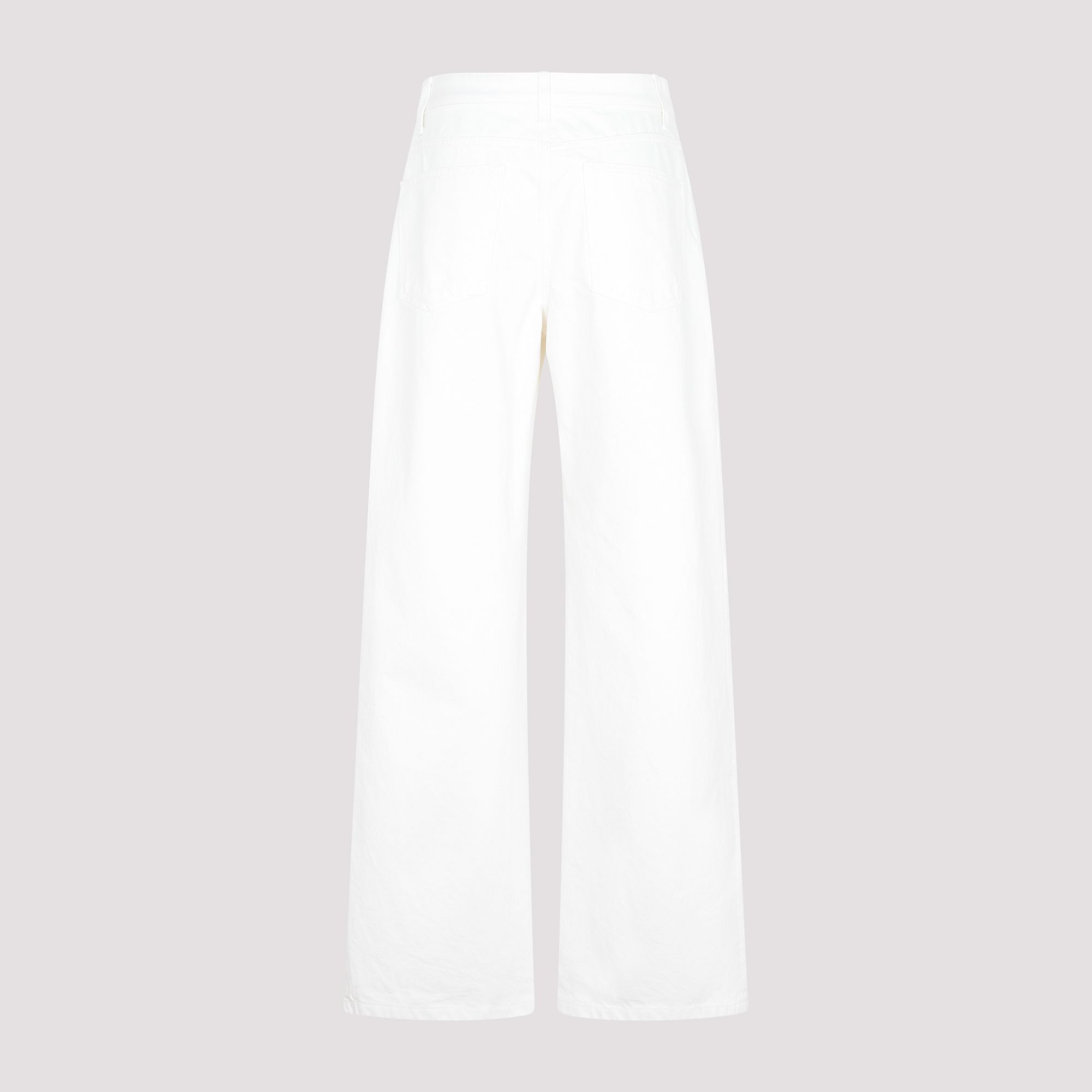 THE ROW  Jeans Bianchi in Cotone a Vita Alta THE ROW da Donna Vendita