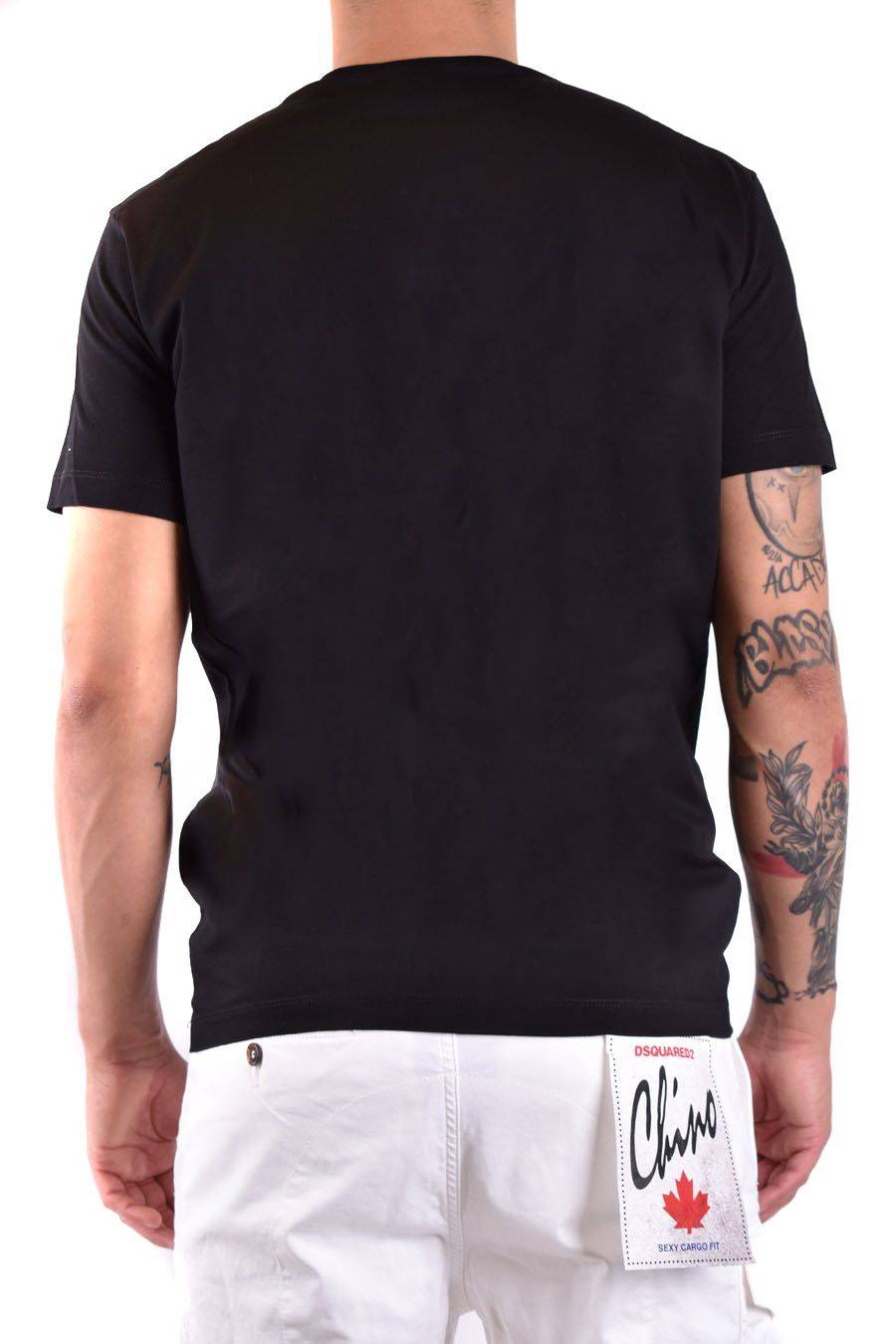 DSQUARED2  T-Shirt Nera in Cotone DSQUARED2 S74GD1223 Promozione Limitata