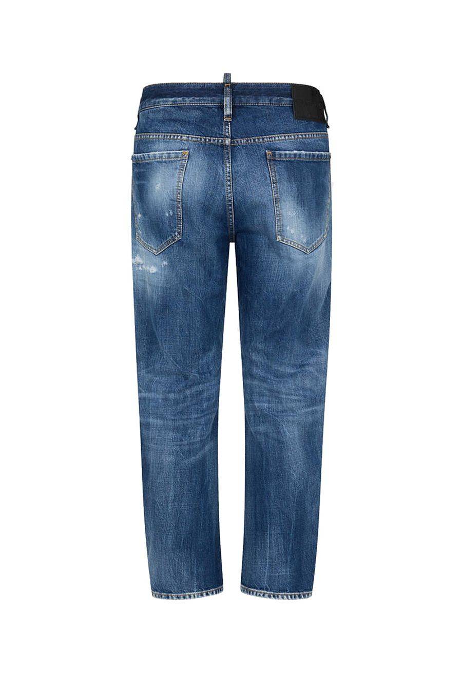 DSQUARED2  Jeans Blu Uomo DSQUARED2 Tessuto Misto Poliestere Cotone Prezzo Ridotto