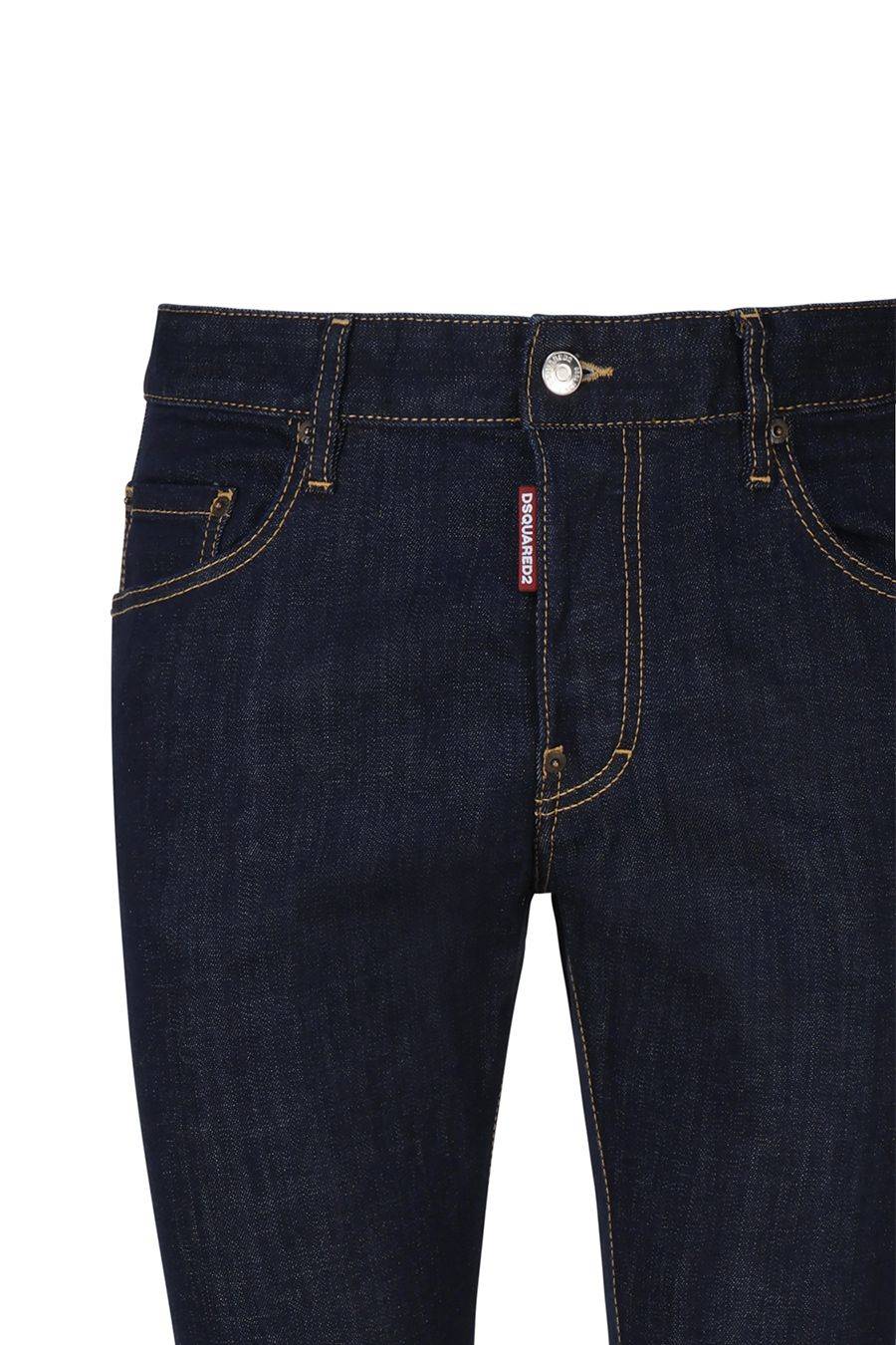 DSQUARED2  Jeans Blu in Cotone Elasticizzato DSQUARED2 da Uomo S74LB1425 Convenienza