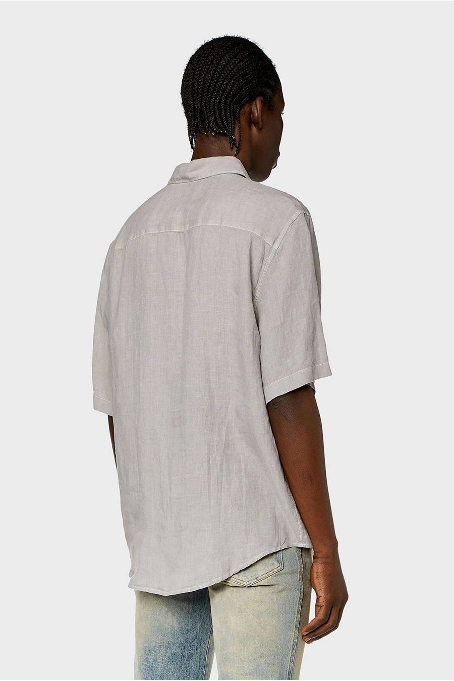 DIESEL  Camicia Uomo Diesel Cotone Bianco A12854 Qualità
