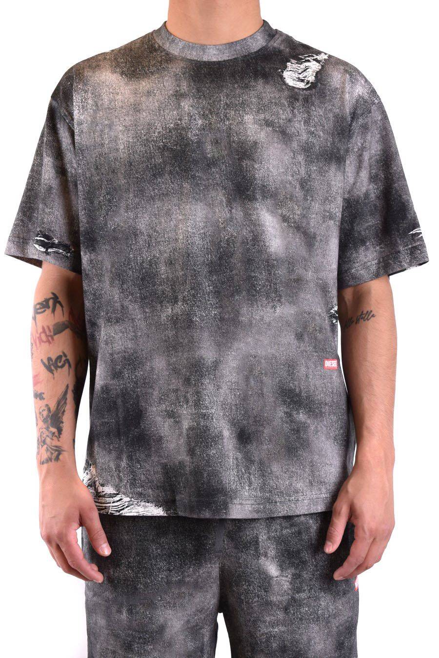 DIESEL  T-Shirt Cotone Multicolore Diesel Uomo A13035 Promozione