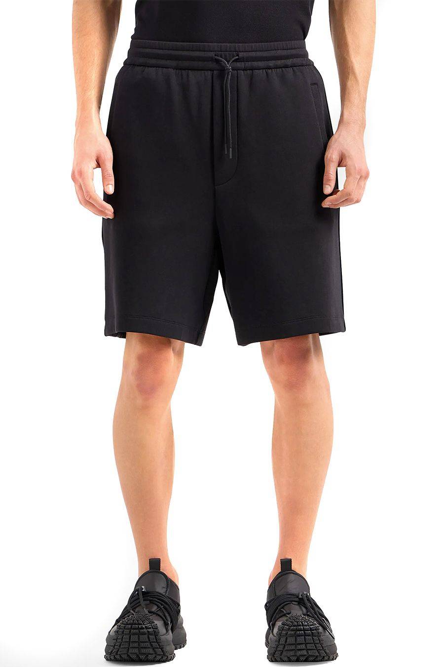EMPORIO ARMANI  Pantaloni Stretch Cotone Emporio Armani Uomo - Nero Spedizione Gratuita