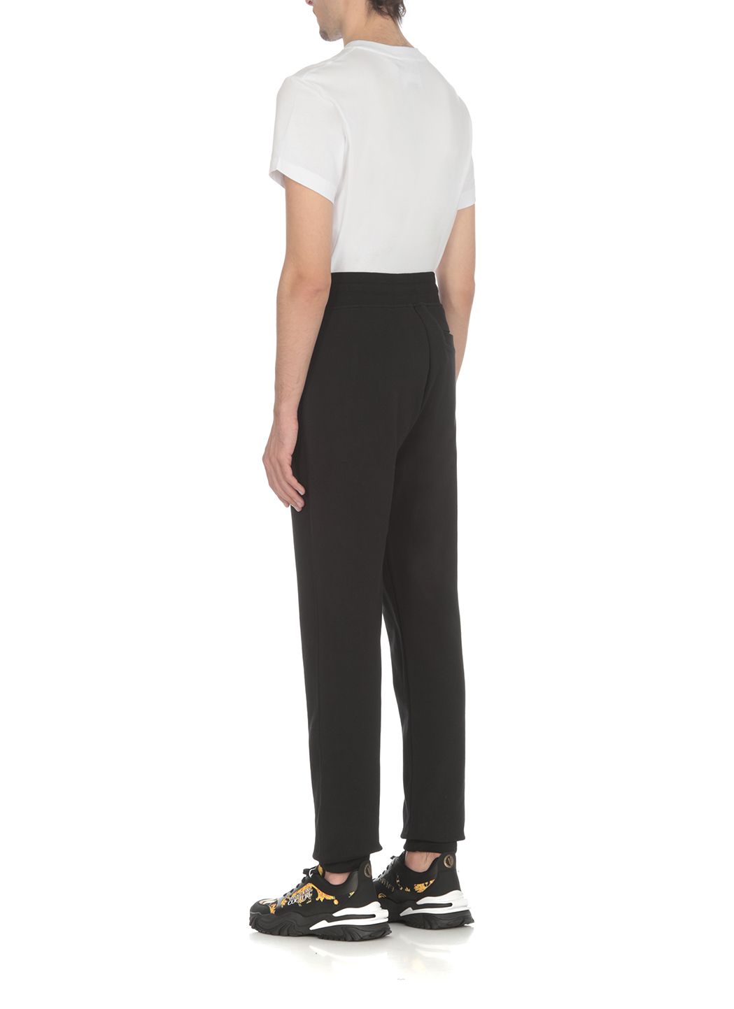 VERSACE JEANS COUTURE  Pantaloni da Uomo Versace Jeans Couture in Cotone Nero Soddisfazione Garantita