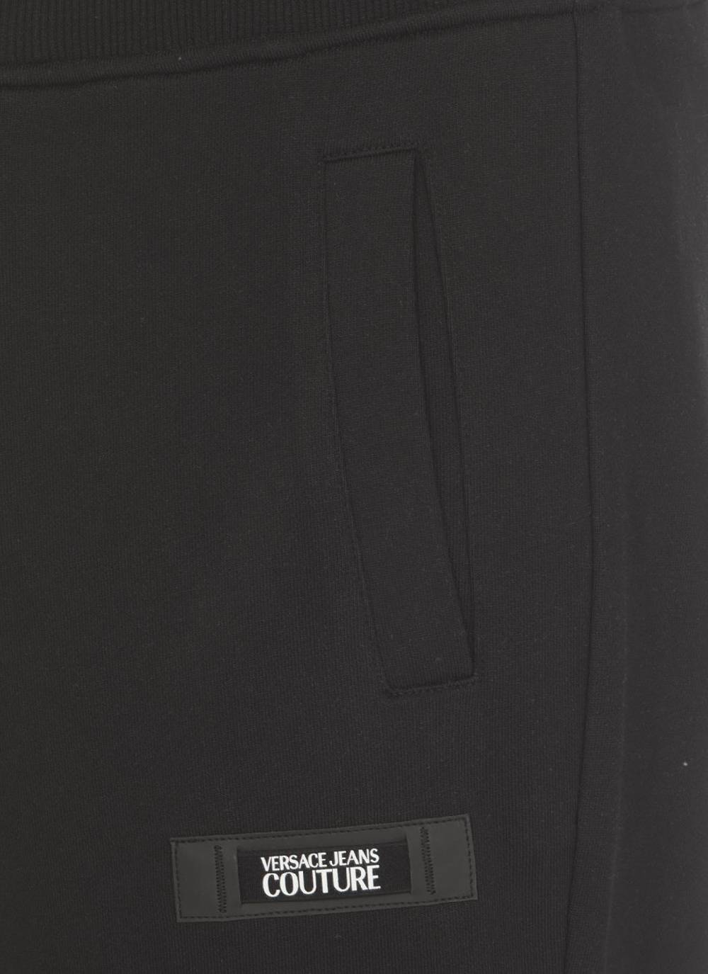 VERSACE JEANS COUTURE  Pantaloni da Uomo Versace Jeans Couture in Cotone Nero Soddisfazione Garantita
