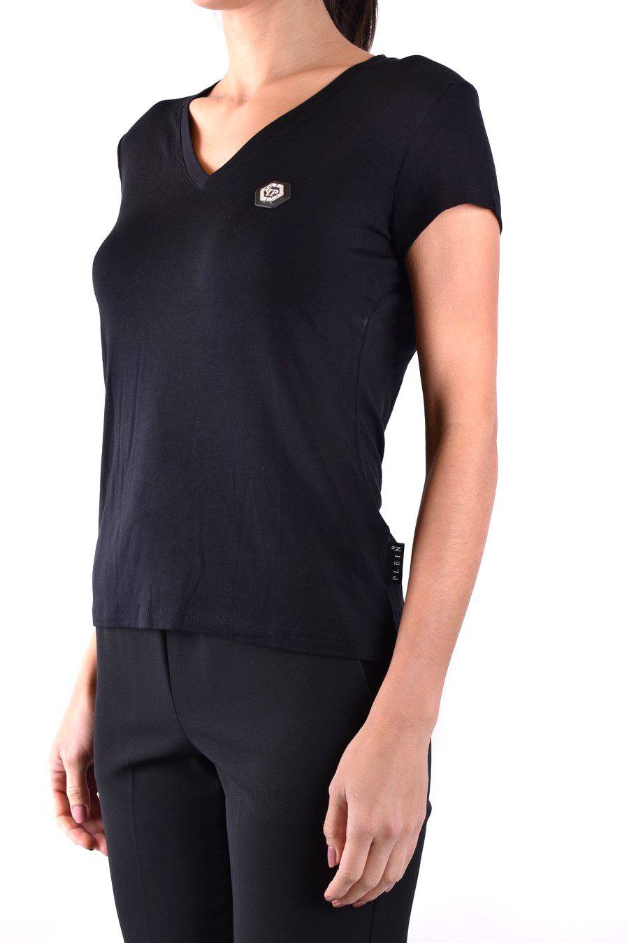 PHILIPP PLEIN  T-Shirt Nera in Cotone Philipp Plein Donna Convenienza