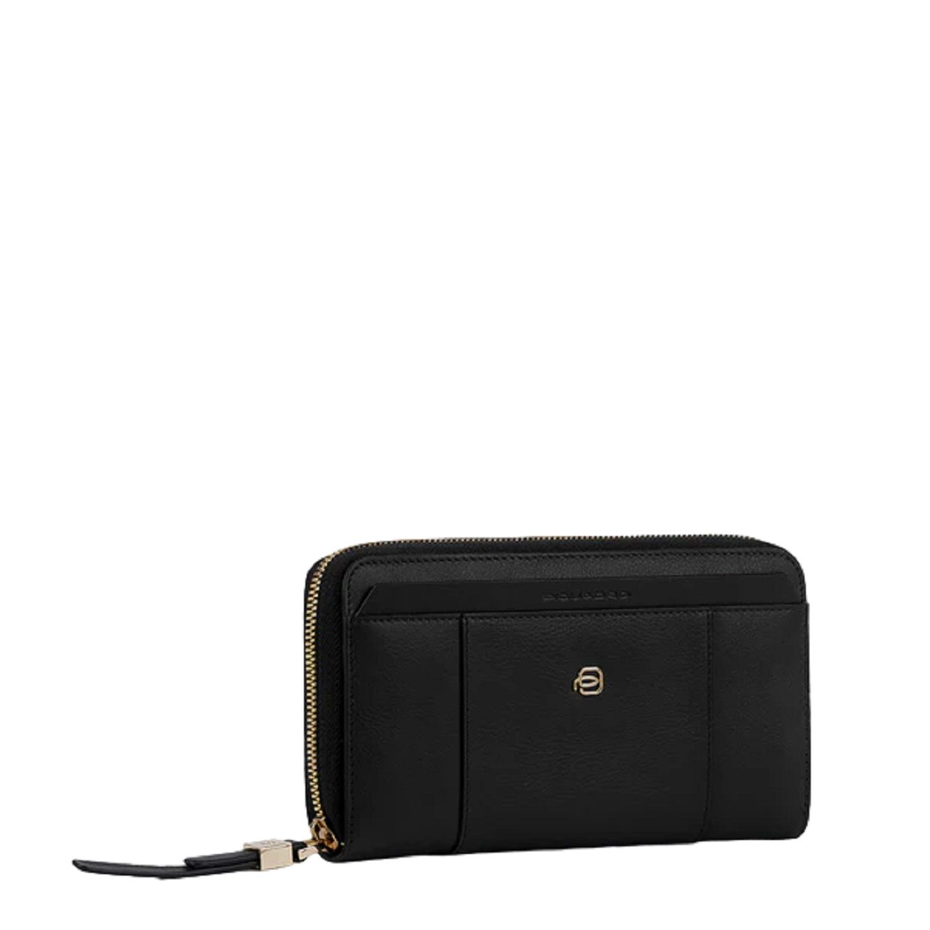 PIQUADRO  Portafoglio Donna in Pelle Nero PIQUADRO - Accessorio Elegante Vendita Calda