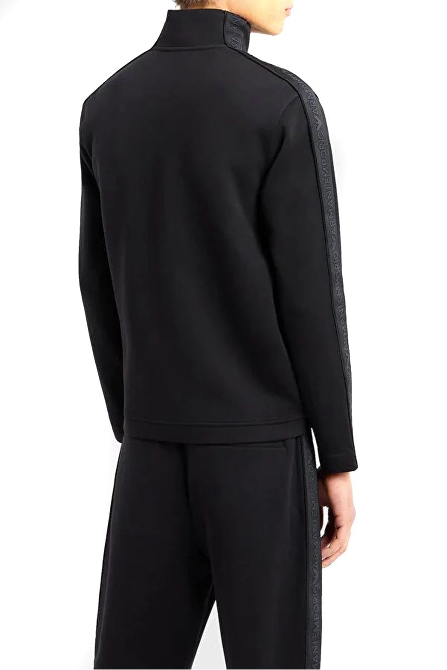 EMPORIO ARMANI  Felpa Uomo Emporio Armani Cotone Misto Nero 3D1M69 1JHSZ0999 Negozio