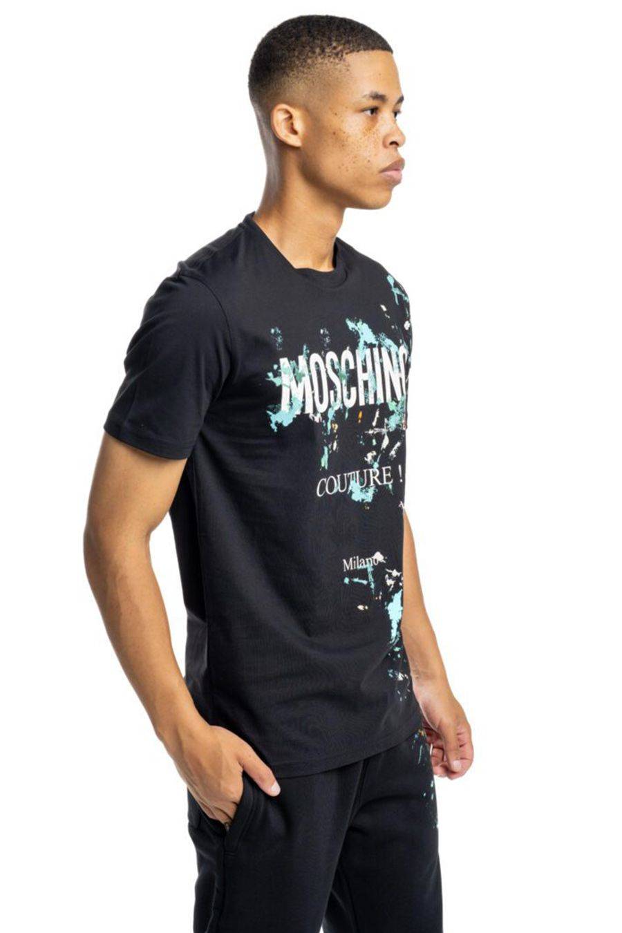 MOSCHINO  T-Shirt Cotone Nero Uomo Moschino A0712 Negozio online di fabbrica