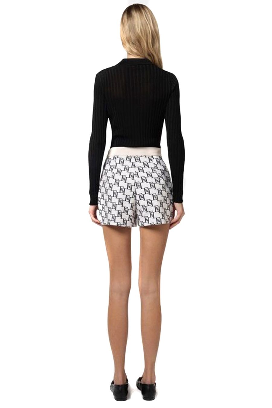 ELISABETTA FRANCHI  Pantaloni Donna Elisabetta Franchi Poliestere Multicolor Offerta esclusiva