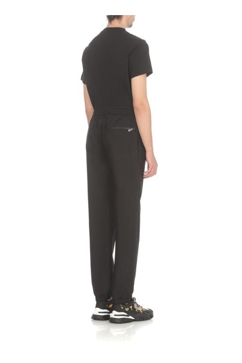 VERSACE JEANS COUTURE  Pantaloni Uomo Versace Jeans Couture in Cotone Nero Black Friday