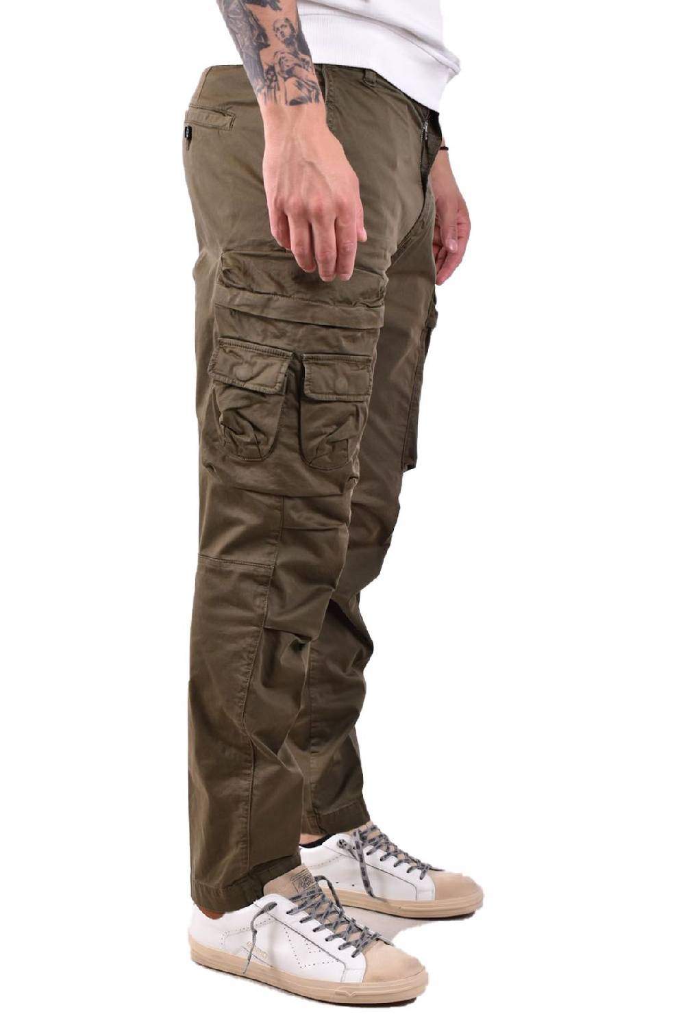 DIESEL  Pantaloni Uomo Diesel in Cotone Azzurro A12878 Offerta natalizia