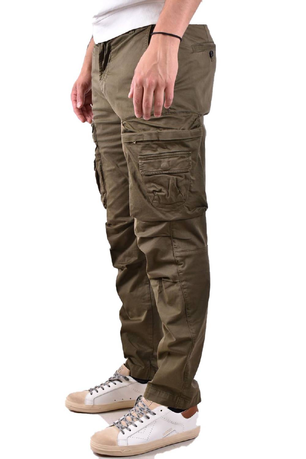 DIESEL  Pantaloni Uomo Diesel in Cotone Azzurro A12878 Offerta natalizia