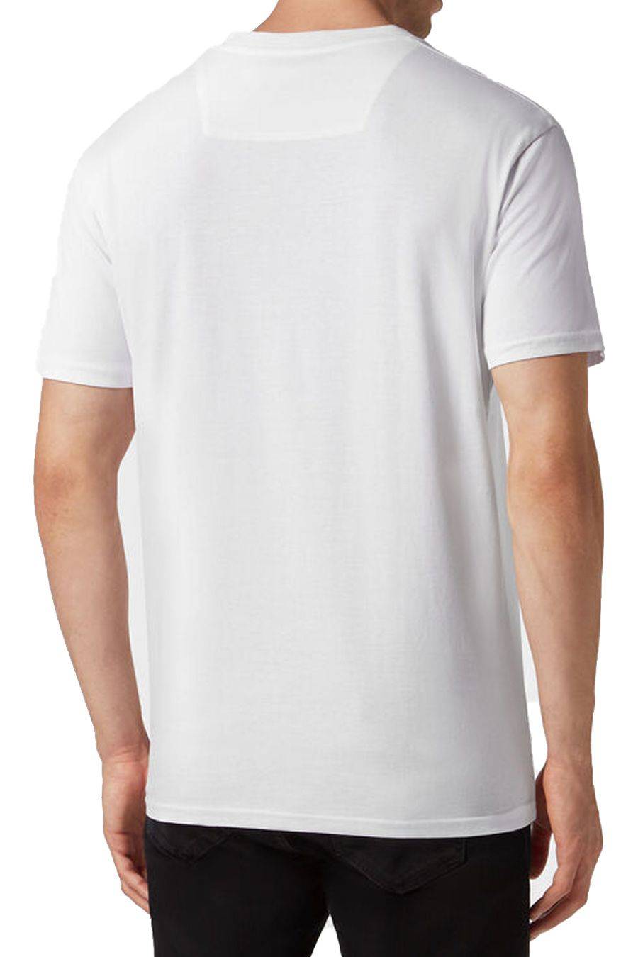 PHILIPP PLEIN  T-Shirt Uomo Philipp Plein Cotone Bianco MTK6842 Vendita calda