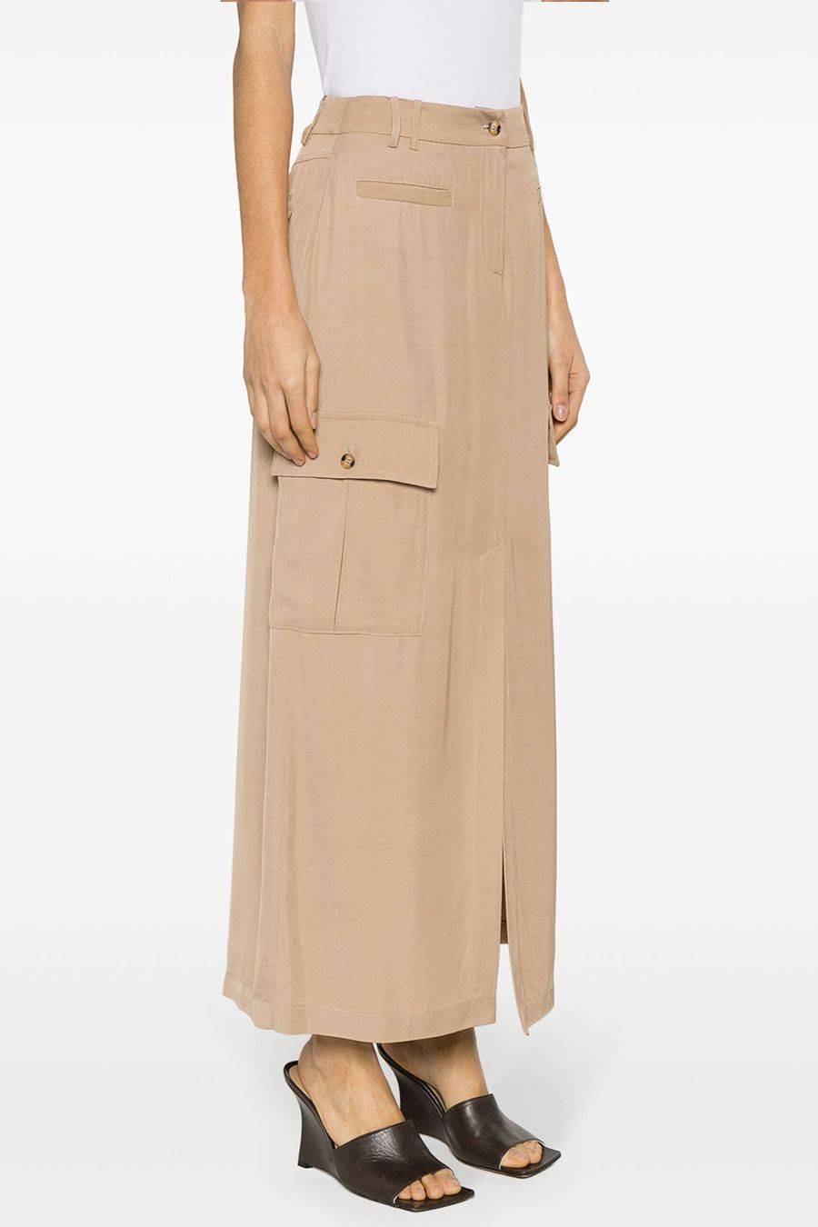 ERMANNO SCERVINO  Gonna Beige in Viscosa da Donna Ermanno Scervino Offerte stagionali