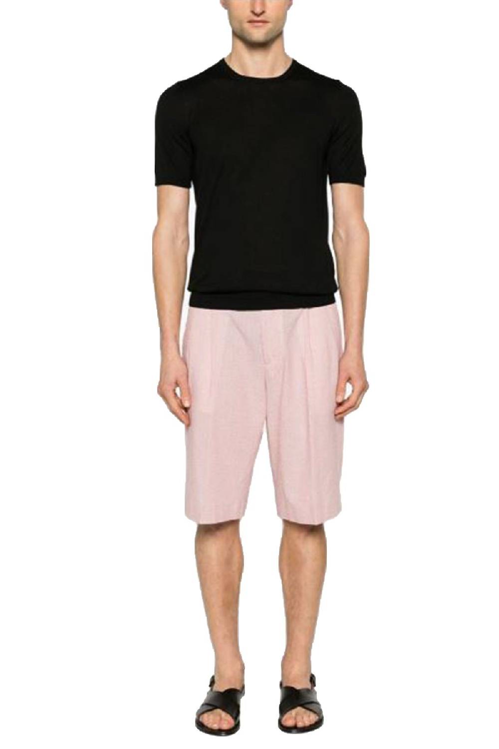 TAGLIATORE  T-Shirt di Seta Nera TAGLIATORE Uomo - JOSH GSE24-03099 Sconti VIP