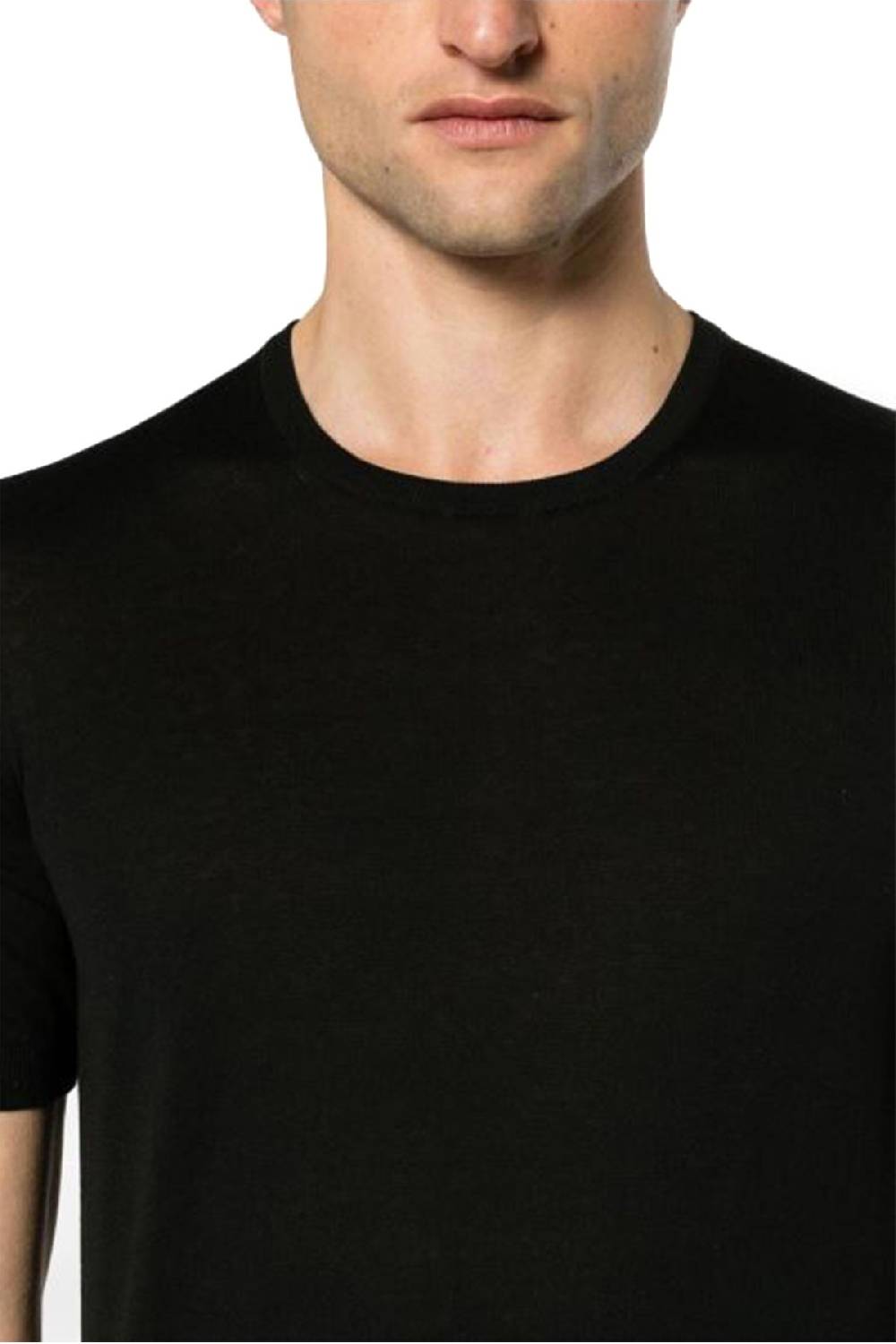 TAGLIATORE  T-Shirt di Seta Nera TAGLIATORE Uomo - JOSH GSE24-03099 Sconti VIP
