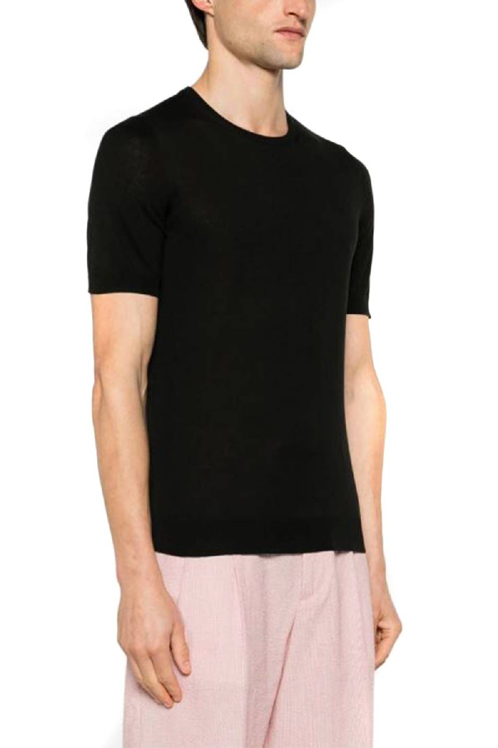 TAGLIATORE  T-Shirt di Seta Nera TAGLIATORE Uomo - JOSH GSE24-03099 Sconti VIP