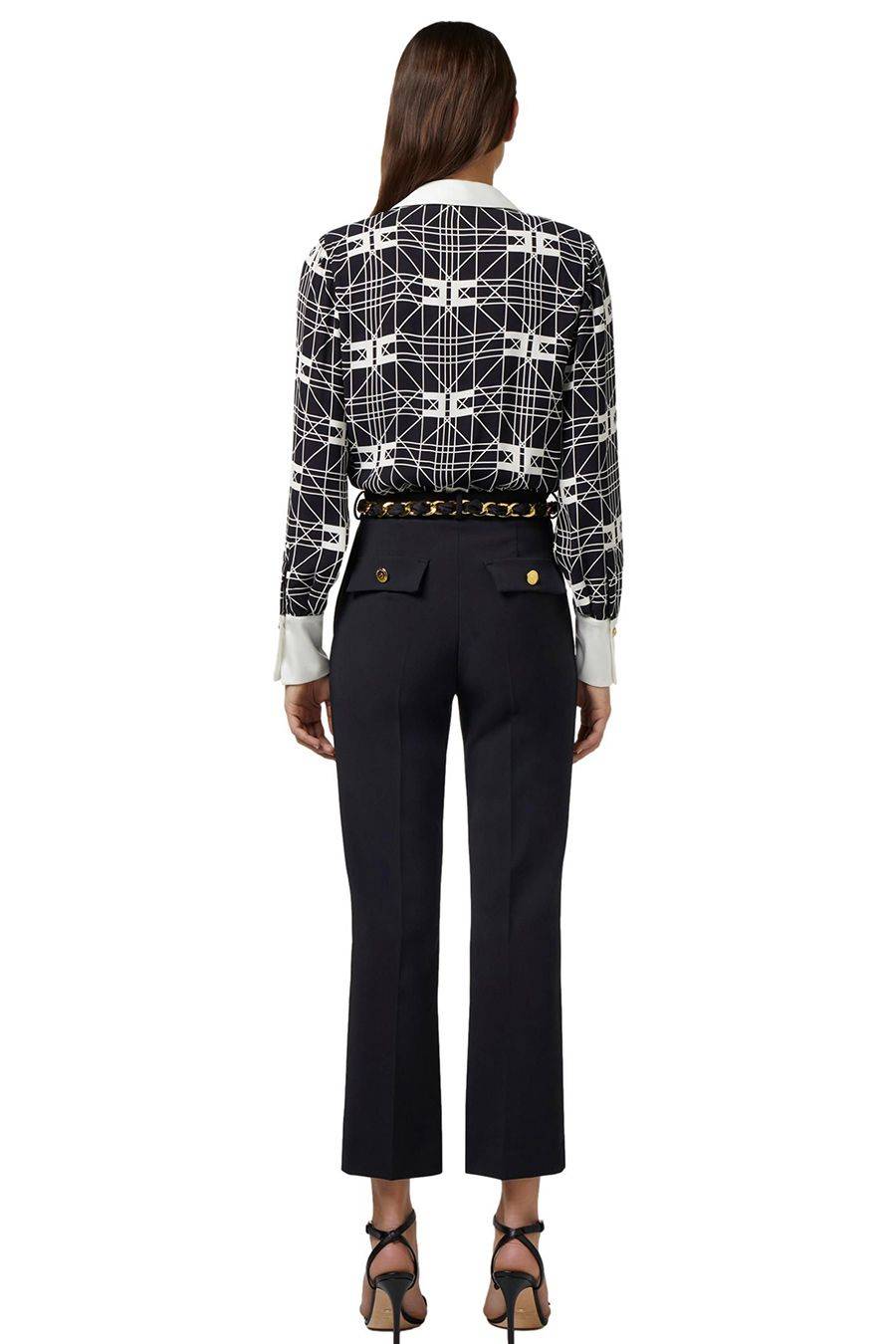 ELISABETTA FRANCHI  Camicetta Multicolore in Seta Elisabetta Franchi da Donna Prezzo basso