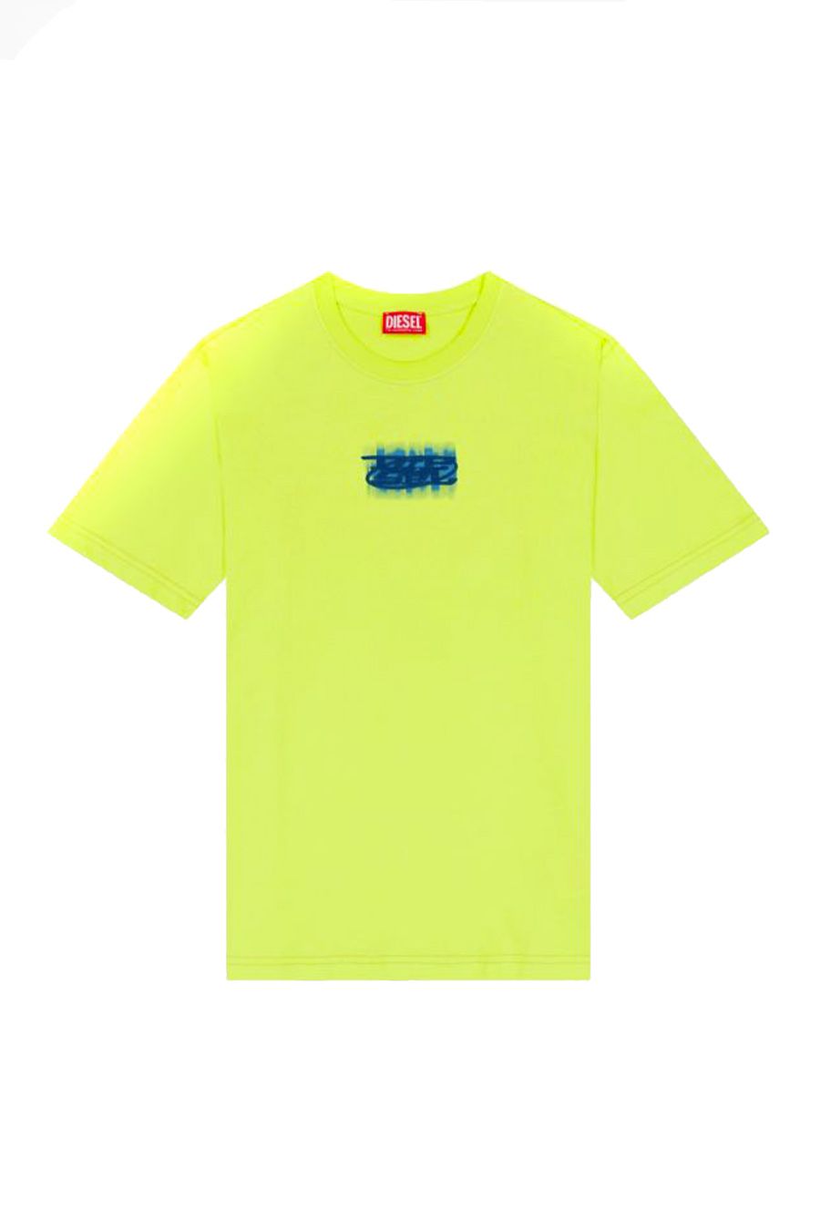 DIESEL  T-Shirt di Cotone Gialla Uomo Diesel A12271 0GRAI5KB Rilascio limitato