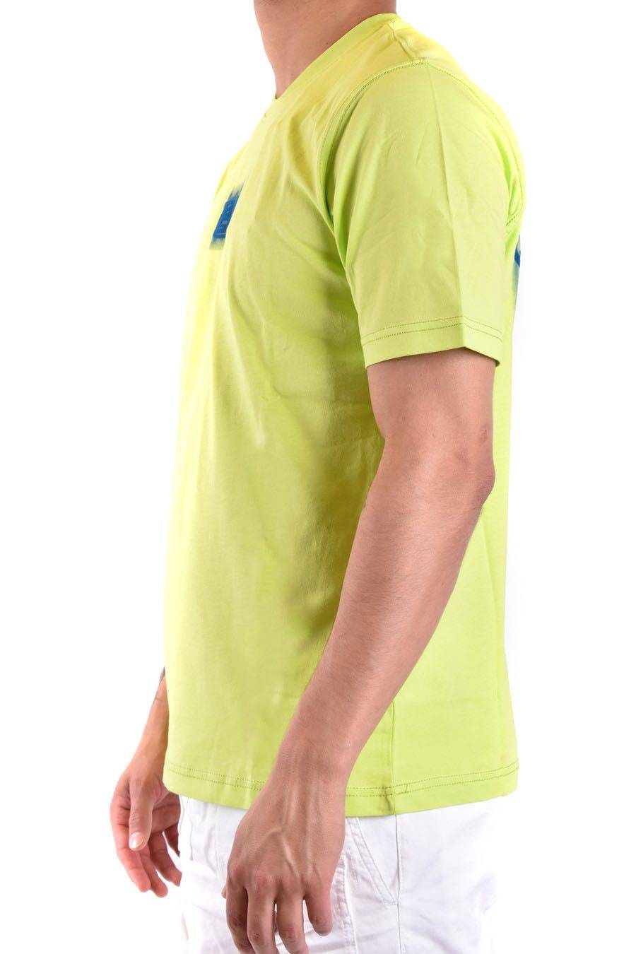 DIESEL  T-Shirt di Cotone Gialla Uomo Diesel A12271 0GRAI5KB Rilascio limitato