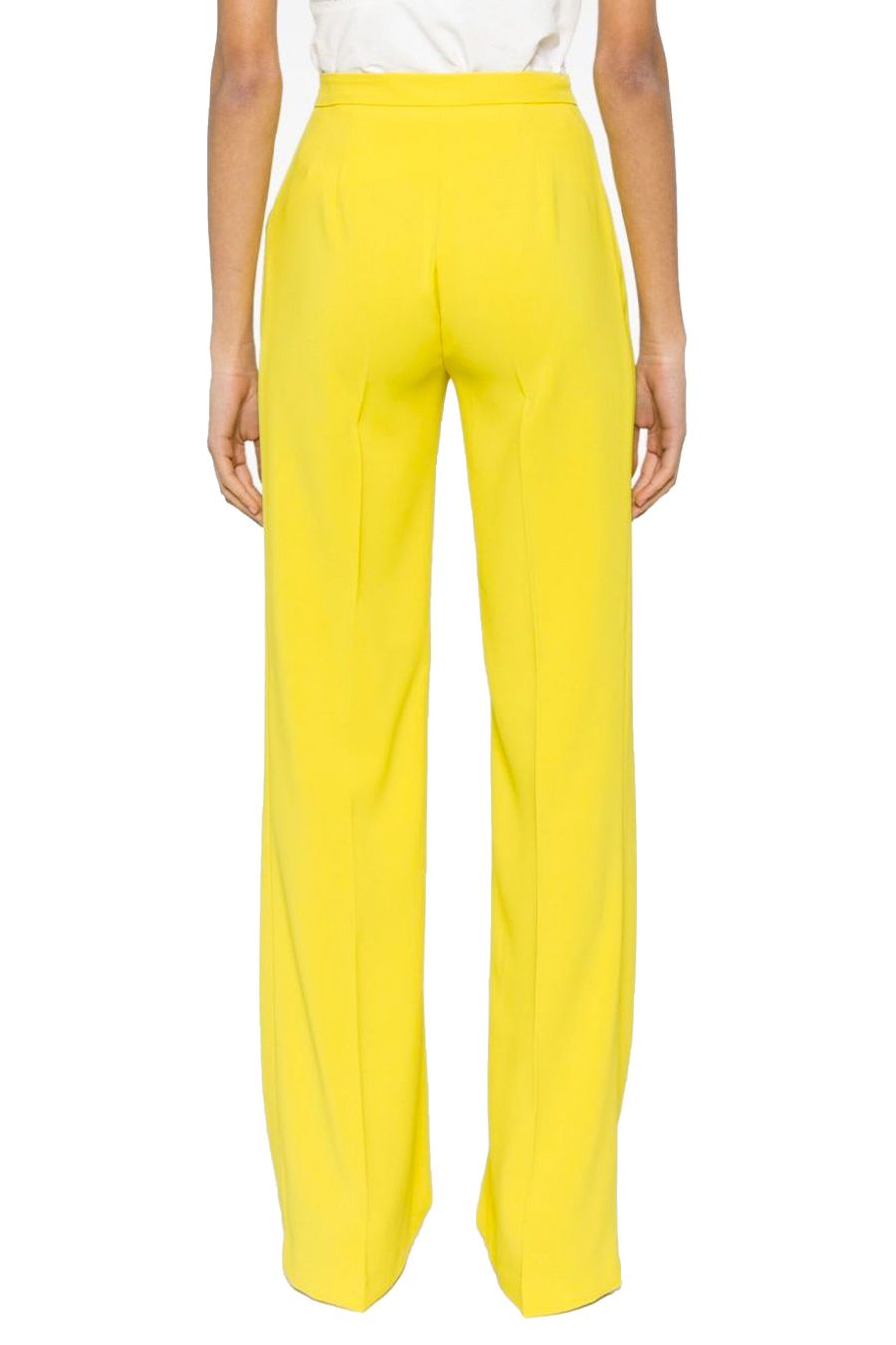 PINKO  Pantaloni Gialli Elastici in Viscosa da Donna PINKO Latest stili