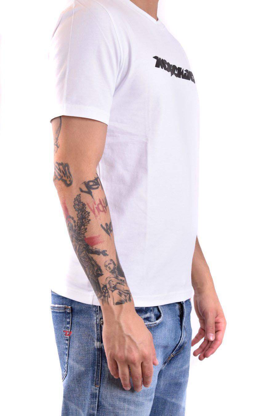 MOSCHINO  T-Shirt MOSCHINO Bianca 100% Cotone da Uomo A0718 Ultimi due giorni