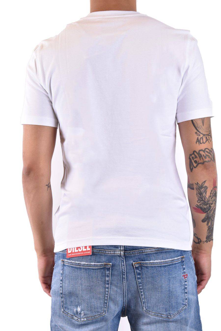 MOSCHINO  T-Shirt MOSCHINO Bianca 100% Cotone da Uomo A0718 Ultimi due giorni