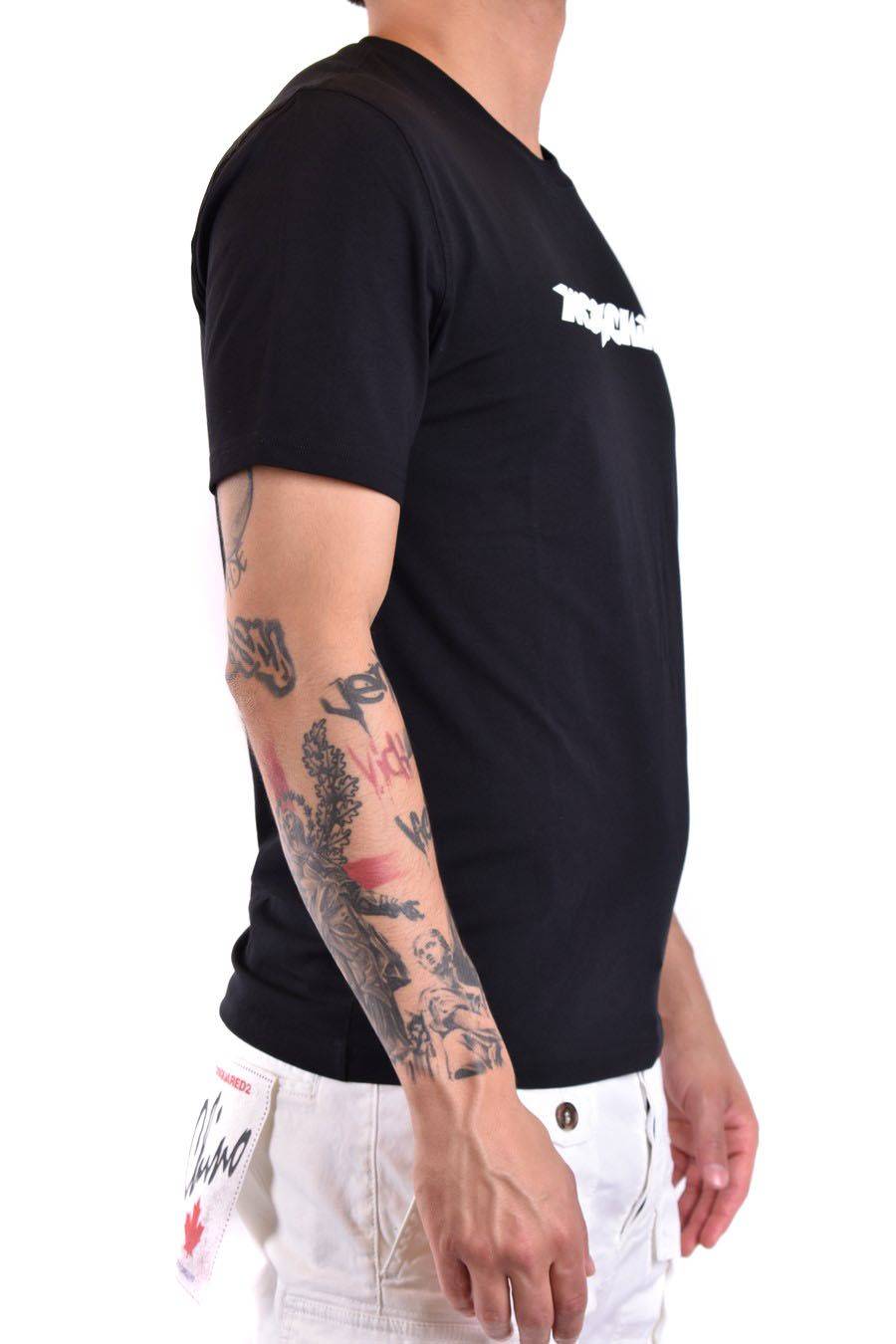 MOSCHINO  T-Shirt MOSCHINO Cotone Nero Uomo Fino al 50% di sconto