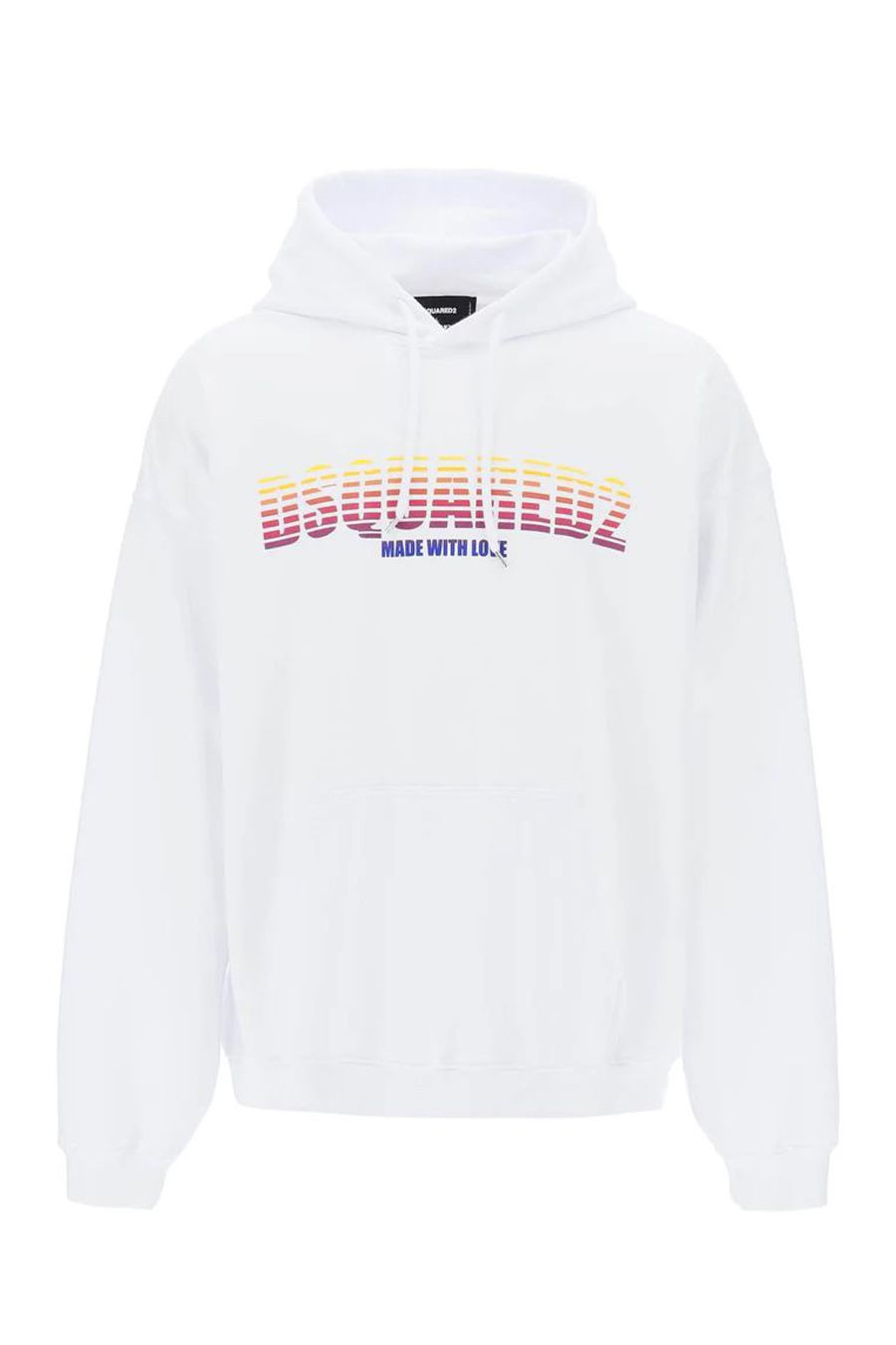 DSQUARED2  Felpa Uomo DSQUARED2 Cotone Bianco S71GU0655 S25551100