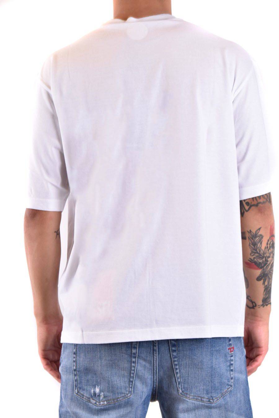 DSQUARED2  T-Shirt Uomo DSQUARED2 Cotone Bianco Trasporto libero internazionale