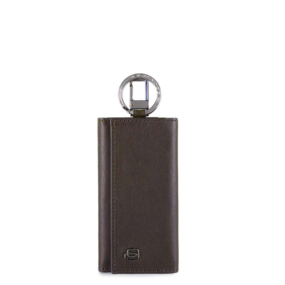 PIQUADRO  Portachiavi in Pelle Piquadro - Accessorio Unisex Marrone Duty-free