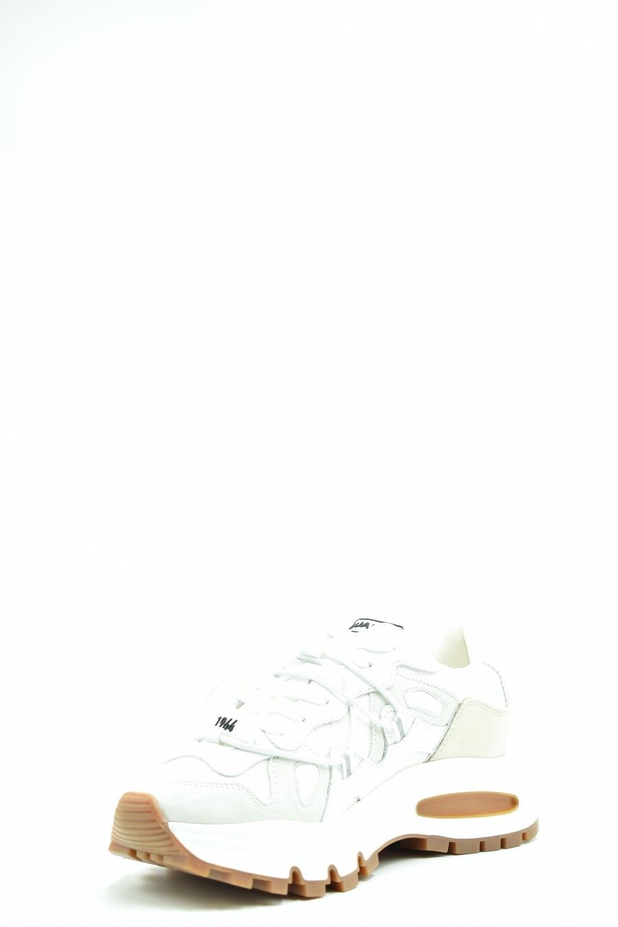 DSQUARED2  Sneakers Donna DSQUARED2 in Pelle Bianca Italia