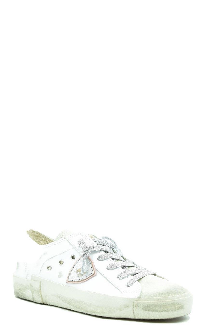 PHILIPPE MODEL  Sneakers in Pelle Bianca Philippe Model Donna PRLDVC01 In Linea