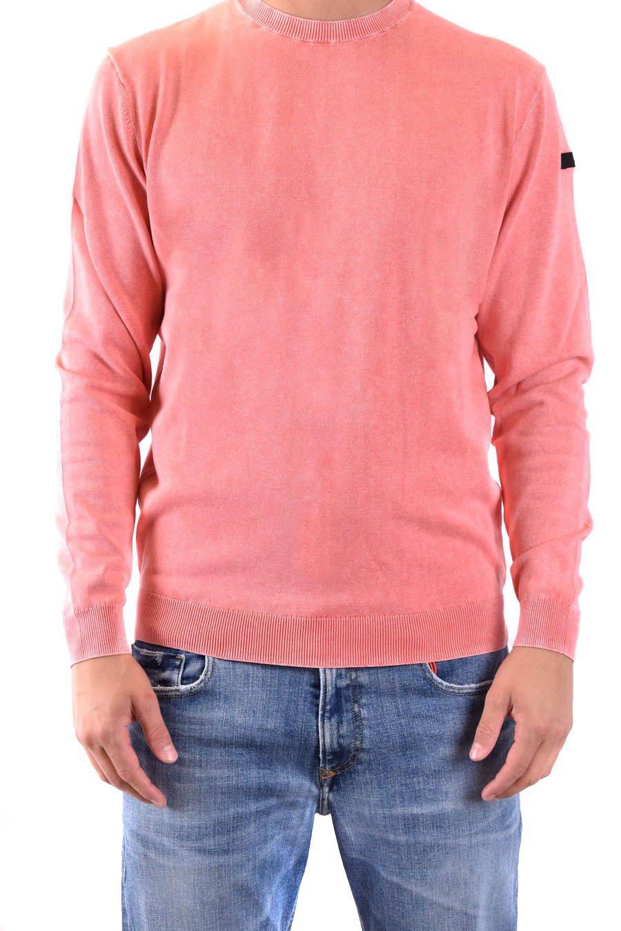 RRD - ROBERTO RICCI DESIGNS  Maglione in Cotone da Uomo RRD - Arancione Pezzi Unici