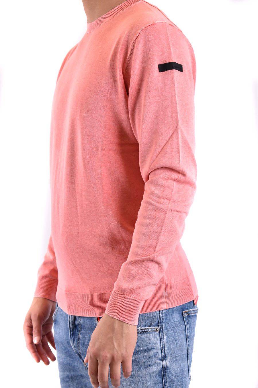 RRD - ROBERTO RICCI DESIGNS  Maglione in Cotone da Uomo RRD - Arancione Pezzi Unici