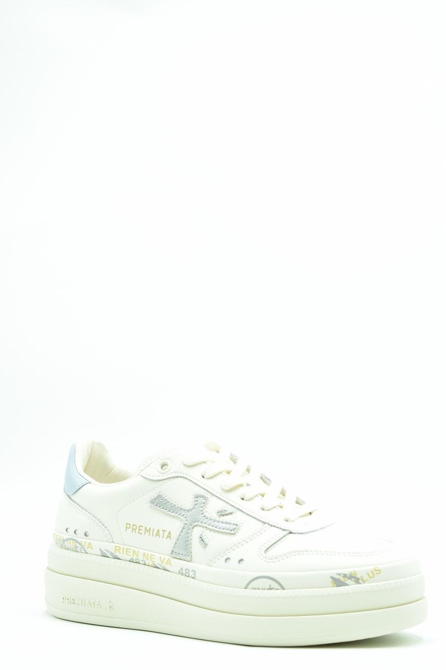 PREMIATA  Sneakers in Pelle Multicolor Premiata Micolvar per Donna Prezzo Ridotto