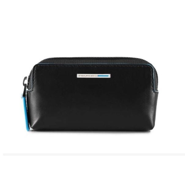 PIQUADRO  Portachiavi Unisex in Pelle Nera Piquadro Sconto