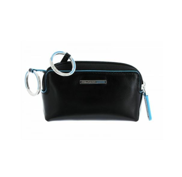 PIQUADRO  Portachiavi Unisex in Pelle Nera Piquadro Sconto