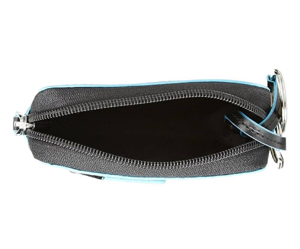 PIQUADRO  Portachiavi Unisex in Pelle Nera Piquadro Sconto