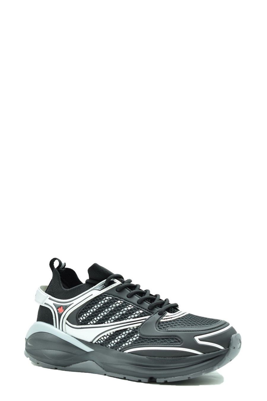 DSQUARED2  Sneakers Donna DSQUARED2 Nere in Poliestere SNW0332 Offerte