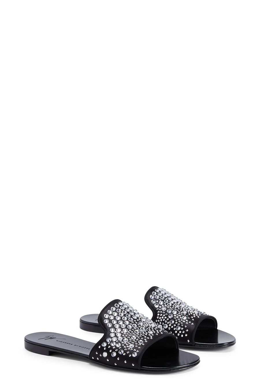 GIUSEPPE ZANOTTI DESIGN  Sandali Neri in Pelle da Donna Giuseppe Zanotti Vendita Calda